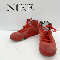 NIKE AIR JORDAN 5 RETRO ”RED SUEDE” ナイキ エアジョーダン 5 レトロ レッド スエード 136027-602 スニーカー 28cm ユニバーシティ レッド/ブラック メンズ