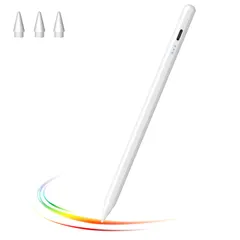 iPad ペンシル 2018年~2025年i Pad対応 アップルペンシル Mixoo iPad タッチペン 極細 i Pad用ペン パームリジェクション/超高感度/磁気吸着/傾き感知付き Type-C急速充電 スタイラスペン 軽量 耐摩 学生 筆記 ...