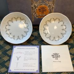 未使用 リチャードジノリ 皆川明コラボ ミナペルホネン  オリーヴァシリーズ 小皿 取皿 2枚セット