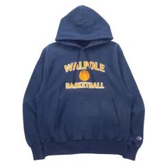 Champion PREMIUM リバースウィーブ REVERSE WEAVE プルオーバー パーカー M ネイビー コットン WALPOLE BASKETBALL エルサルバドル製