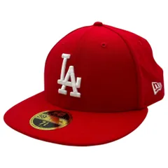 NEW ERA×Ron Herman(ニューエラ×ロンハーマン) Los Angeles Dodgers RHCA 59FIFTY ロサンゼルス ドジャース ベールボール キャップ 7 3/8(58.7cm) レッド コラボ