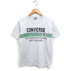 コンバース CONVERSE プリント Tシャツ カットソー 半袖 丸首 ALL STAR M グレー 灰 /FT23