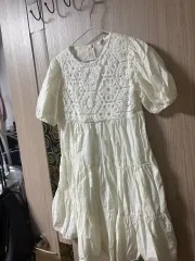 女の子 ホワイトワンピース 120