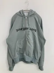 Younger Song パーカー L スカイブルー