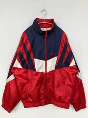 adidas ナイロンジャケット L レッド