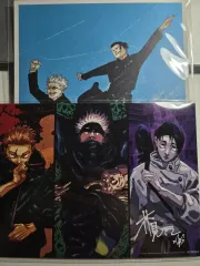 呪術廻戦キャラクターイラストカード 2点まとめ