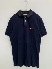 TOMMY HILFIGER ポロシャツ S ネイビー