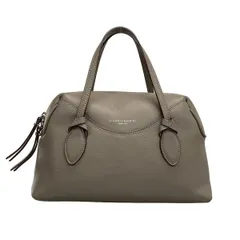 GIANNICHIARINI(ジャンニキャリーニ/ジャンニキアリーニ) ハンドバッグ美品  - グレーベージュ レザー