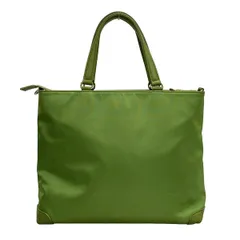 IBIZA(イビザ) ハンドバッグ美品  - グリーン レザー