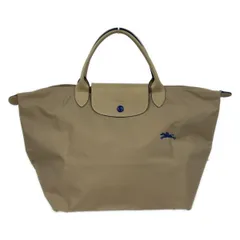 LONGCHAMP(ロンシャン) ハンドバッグ ル・プリアージュネオ グレーベージュ 折りたたみ レザー