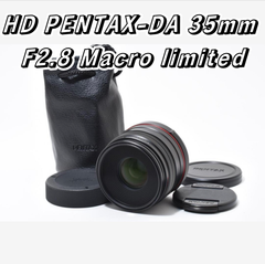 ★極上品★ ペンタックス HD PENTAX-DA 35mm F2.8 Macro limited ブラック 単焦点レンズ #0389A