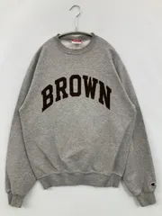 Champion スウェット S グレー スウェット 前面プリント 長袖