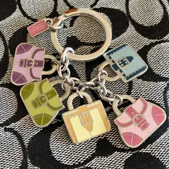 Coach Vintage Bag Purse Charm Key Ring Keychain y2k