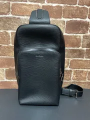 Paul Smith ポールスミス ワンショルダー ボディバッグ カバン マルチストライプ 牛革 レザー _75