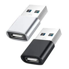 YOKELLMUX USB Type-C 変換アダプタ USB 3.1 10Gbps QC3.0 Type C (メス) to USB (オス)2個セット 急速充電＆高速データ同期 小型軽量 広範な互換性 Windows/Mac/PC/充電器/車載/ ...