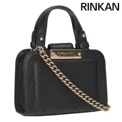 シャネル  A93731 キャビアスキンマトラッセショルダーバッグ レディース