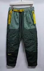 ナイキ キルティング カーゴパンツ グリーン M