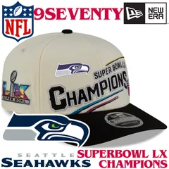 納期4〜5週間【海外限定】ニューエラ NFL シアトルシーホークス 9SEVENTY スーパーボウルLX チャンピオン 記念キャップ 優勝セレモニー new era Seattle Seahawks
