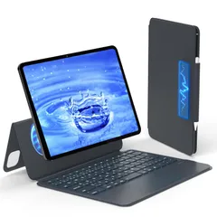 【新発モデル】Omikamo iPad A16 第11世代/第10世代用 軽量JIS配列キーボードケース 薄型 ipad a16 ケース キーボード付き ペン収納 超高精度タッチパッド搭載 横/縦置き対応 マルチペアリング 磁気吸着 一体型 Type ...