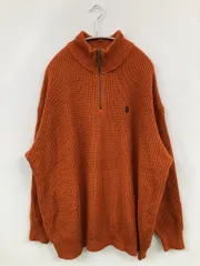 U.S. POLO ASSN. ニット/セーター M オレンジ