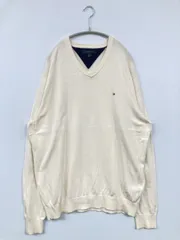 TOMMY HILFIGER ニット/セーター XL ホワイト