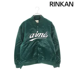 エメレオンドレ Satin Varsity Jacket サテンヴァーシティーブルゾン