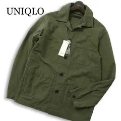 【新品 未使用】 UNIQLO ユニクロ 通年 ウォッシュ ジャージー ワーク ジャケット Sz.S メンズ