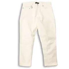 A.S.M アトリエサブ メン 通年 ストレッチ★ テーパード デニム パンツ ジーンズ Sz.50 メンズ 白 ASMのサムネイル