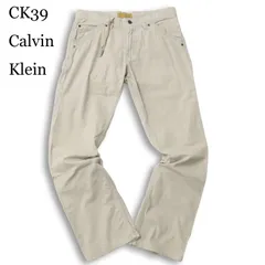 CK39 Calvin Klein カルバンクライン 通年 ロゴ★ ストレート パンツ Sz.31 メンズのサムネイル