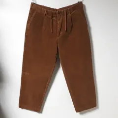 36 40/ユニクロ ワンタック コーデュロイ ワイドパンツ/36-1126