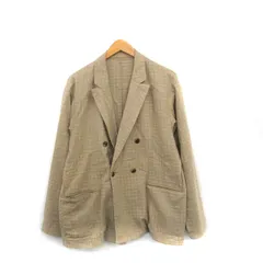 レイジブルー RAGEBLUE テーラードジャケット ブレザー チェック L ベージュ /KT10