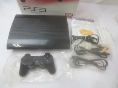  ゲーム プレイステーション3 PS3本体 CECH-4000B チャコールブラック 動作品 箱付き 【まとめ売り 中古品】