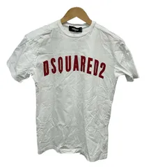 DSQUARED2(ディースクエアード) 半袖Tシャツ サイズXXS XS レディース美品  - 白×レッド クルーネック