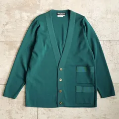 サルバトーレ フェラガモ ☆ ウール Ｖネック 長袖 カーディガン S　イタリア製 ヴィンテージ Salvatore Ferragamo