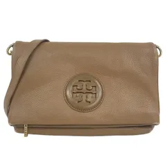 TORY BURCH(トリーバーチ) ショルダーバッグ - ライトブラウン ストラップ着脱可/斜めがけ レザー