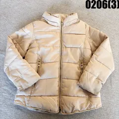7 ザラ キッズ レディース ベージュ ダウン アウター 0206(3)