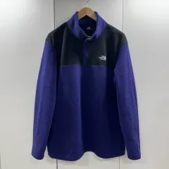 THE NORTH FACE パープル フリース スナップTシャツ