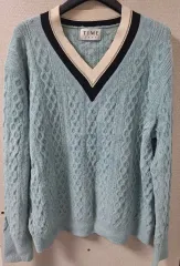 タイムケーブルVネックニット