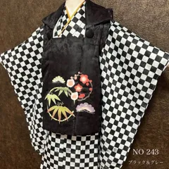 七五三　被布セット　七五三着物　3歳 男の子 男の子被布セット 七五三 三歳 三才 3歳 男子　被布セット　キッズ　被布　着物　長襦袢　半衿付き　被布コート　5点セット　重衿　お祝い　前撮り　子供　お正月お宮参り　前撮り　写真撮影　color NO43