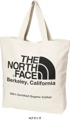ザ・ノース・フェイス THE NORTH FACE アウトドア オーガニックコットントート メンズ レディース バッグ 手提げかばん 通学 買い物 お出かけ ショッピング 綿100 キャンプ フェス レジャー 普段使い  NM8 NK ナチュラル×ブラック