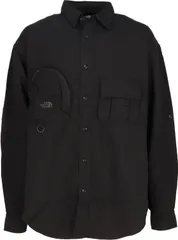 ザ・ノース・フェイス THE NORTH FACE アウトドア ロングスリーブフィールドユーティリティシャツ メンズ レディース トップス 長袖 撥水 軽量 ハイキング お出かけ シンプル 無地 両胸ポケット  NR12530 K ブラック