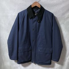 Barbour ネイビー ナイロンジャケット L ビューフォート ビデイル 