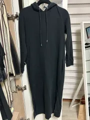 COS フード ロング丈ワンピース S
