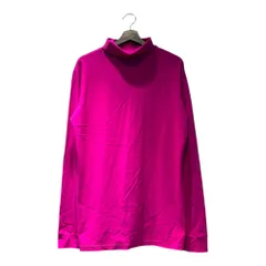 ラフシモンズ RAF SIMONS 20AW ロゴ刺繍タートルネック長袖カットソー XL ピンク 202-150のサムネイル