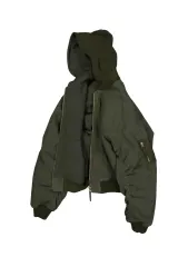 新品/L SLOW ACID (スローアシッド) ヘビー リバーシブル ブルゾン ジャケット - カーキ