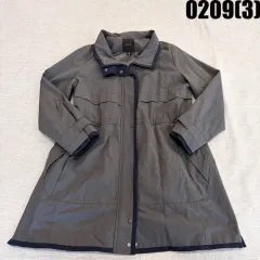 66 ZIOSONGZIO レディース ロング コート グレー 0209(3)