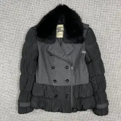 レディース アウター バーバリー ファー ジャケット ダウン