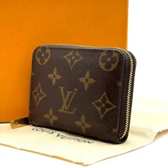 手のひらで完成する✨　LOUIS VUITTON　コインケース ジッピー コインパース ラウンドファスナー モノグラム　ブラウン