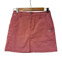  MASTER BUNNY EDITION（マスターバニーエディション）レディース スカート キュロットスカート 1サイズ 赤 白 千鳥格柄【Z1771】