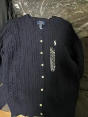 ポロ ラルフローレン ケーブル カーディガン L